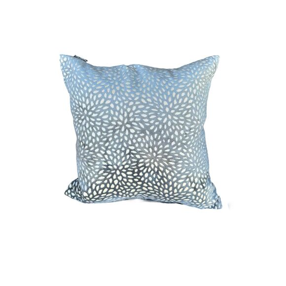 Casa Decor Home Blue Velvet Textured Accent Pillow - Picture 8 of 12